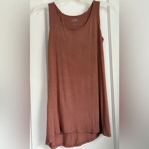 LOGO by Lori Goldstein Women's Brown Tank Top, Size: Small